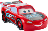 Mattel Disney and Pixar Cars Lightning McQueen Toy Vehicle & Accessories, Global Racers Cup Drift & Race Car with 4 Cones & 2 Modes of Play